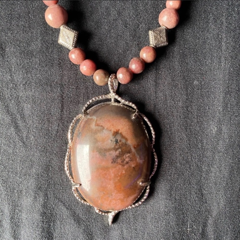 Handmade beaded necklace